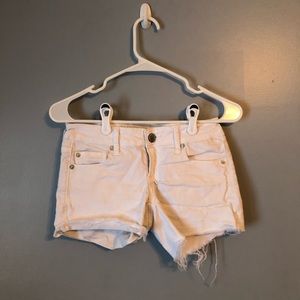 White American eagle shorts